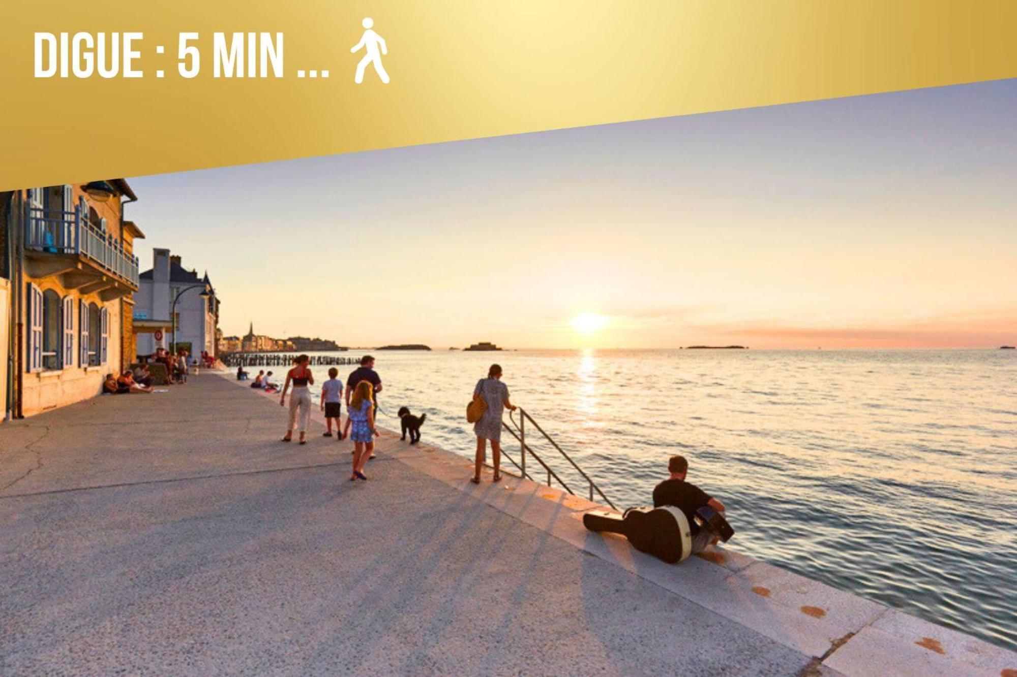 Allen - 2Min De La Plage Du Sillon Et Intra Saint-Malo Eksteriør bilde
